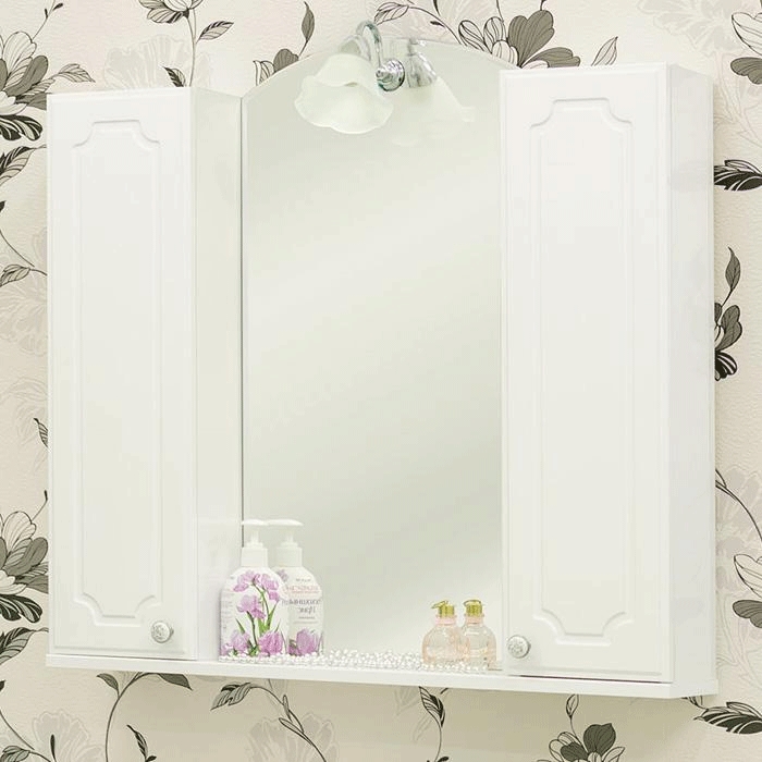 Шкаф зеркальный Sanflor Ксения 80 см Н0000000119