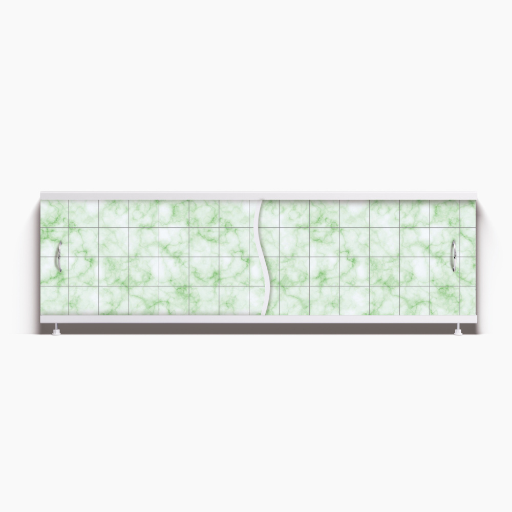 Экран под ванну Премьер 170 зеленый кафель