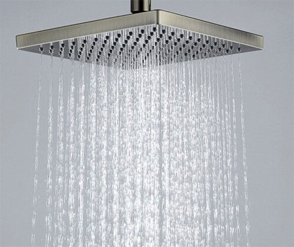 Верхний душ WasserKRAFT A140, светлая бронза