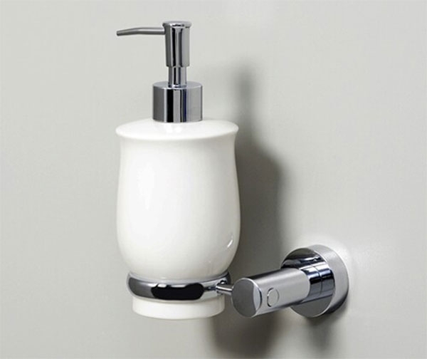 Дозатор для жидкого мыла WasserKRAFT K-24299, белый/хром