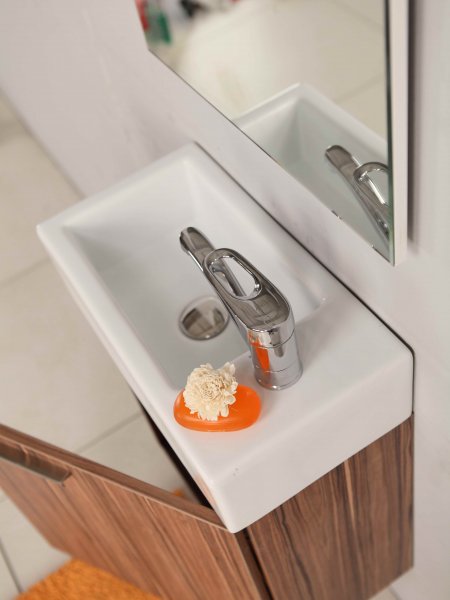 Тумба под раковину 45 см Aquaton Эклипс 1A172701EK560 коричневый