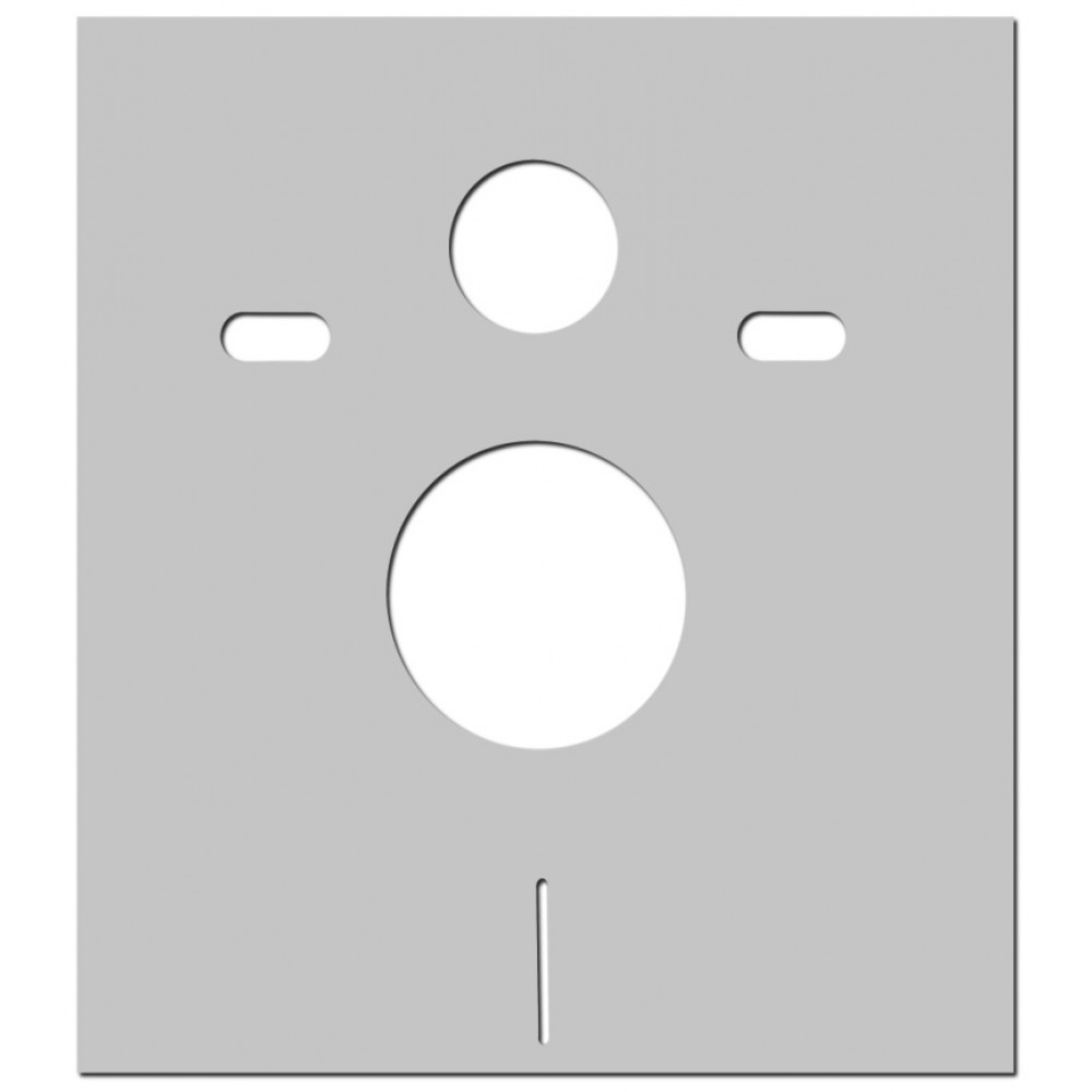 Комплект подвесного унитаза GAMMA: Инсталляция АТОМ410, кнопка белая, унитаз  с сиденьем  микролифт,