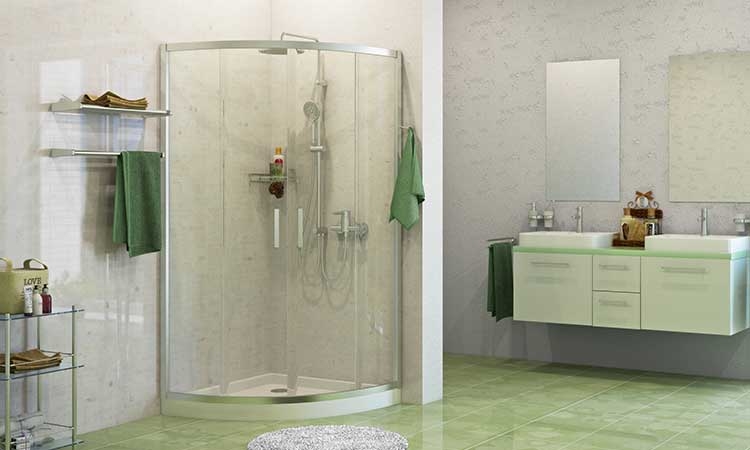 Уголок душевой Wasserkraft Main 41S01 90 см