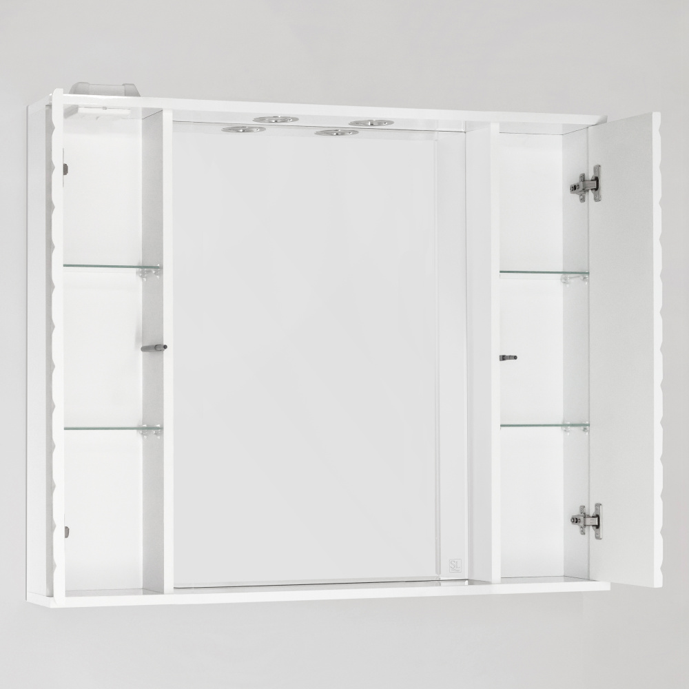 Зеркало-шкаф Style Line Папирус 100/С белый