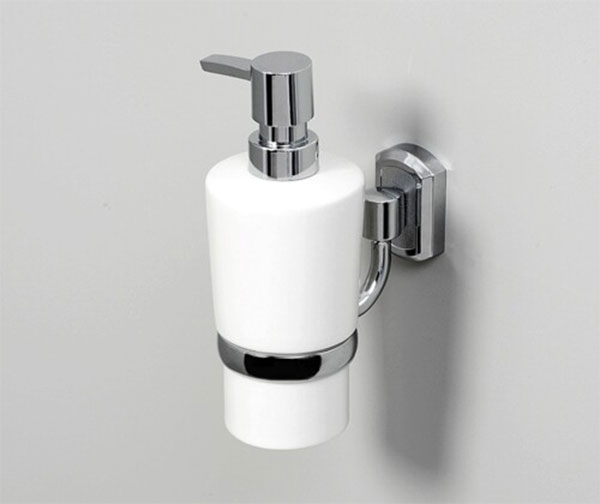Дозатор для жидкого мыла WasserKRAFT K-28199, белый/хром