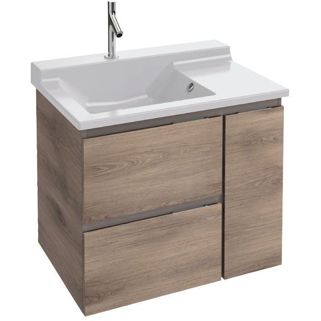 Тумба под раковину 75 см Jacob Delafon Soprano EB1330-E10 коричневый