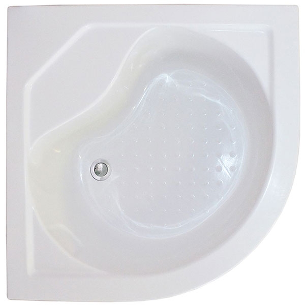 Душевой уголок 100х100 см Royal Bath BK RB100BK-T стекло прозрачное с поддоном