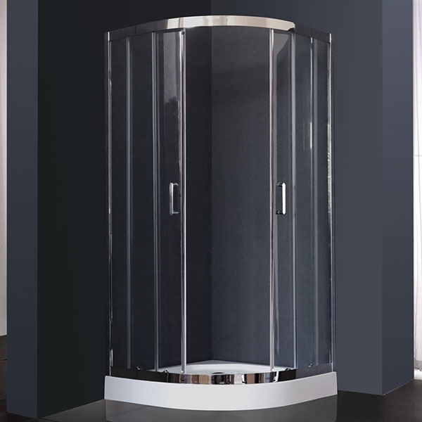 Душевой уголок 100х100 см Royal Bath НК RB100HK-T-CH стекло прозрачное с поддоном