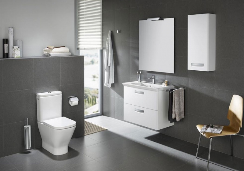 Тумба под раковину 60 см Roca Gap ZRU9302879 белый глянец