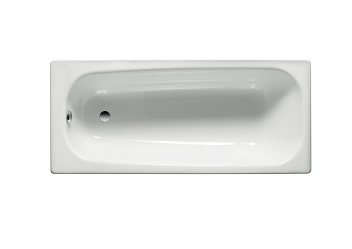 Ванна стальная Roca CONTESA PLUS, утолщенная 3,5 мм, противоскользящее покрытие +ножки