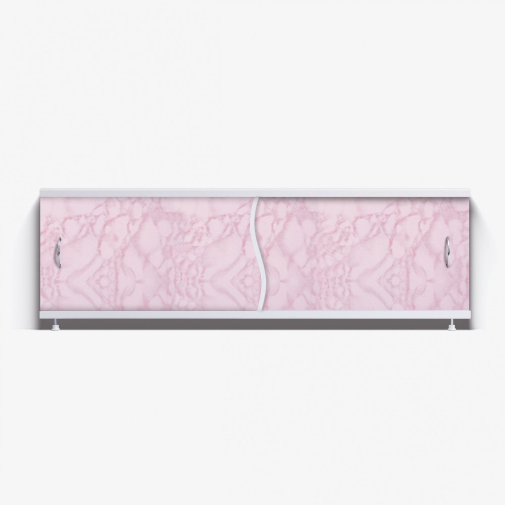 Экран под ванну Премьер 150 розовый закат