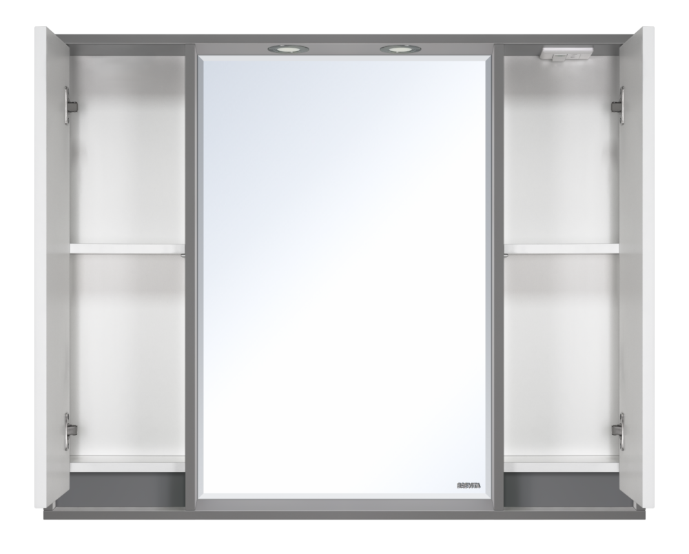 Зеркальный шкаф Balaton 100 (комбинированный) BAL-04100-01-01