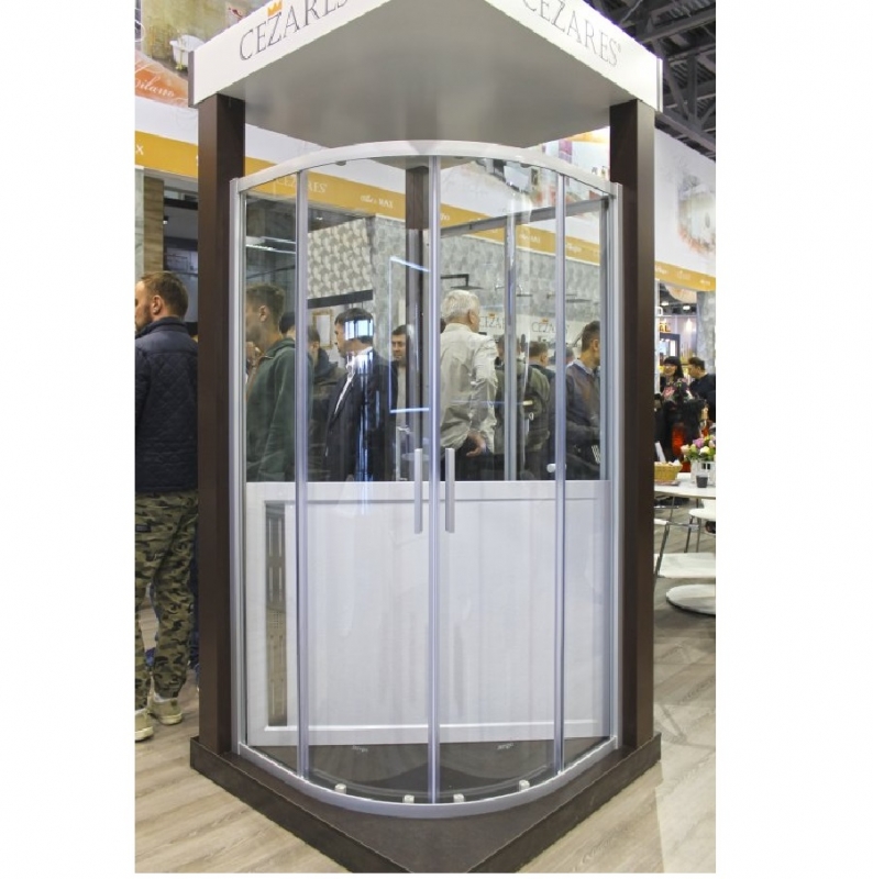 Душевой уголок Cezares RELAX-R-2-80-C-Bi стекло прозрачное