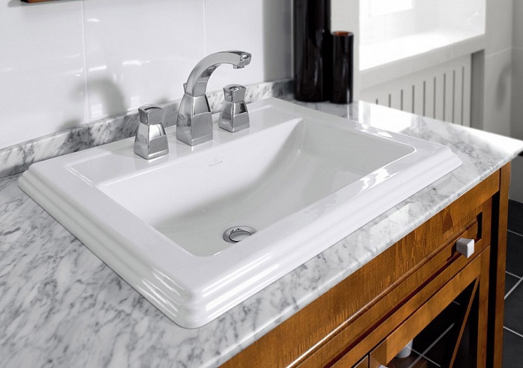 Тумба под раковину Villeroy&Boch Hommage 100 Орех Альпийский белый