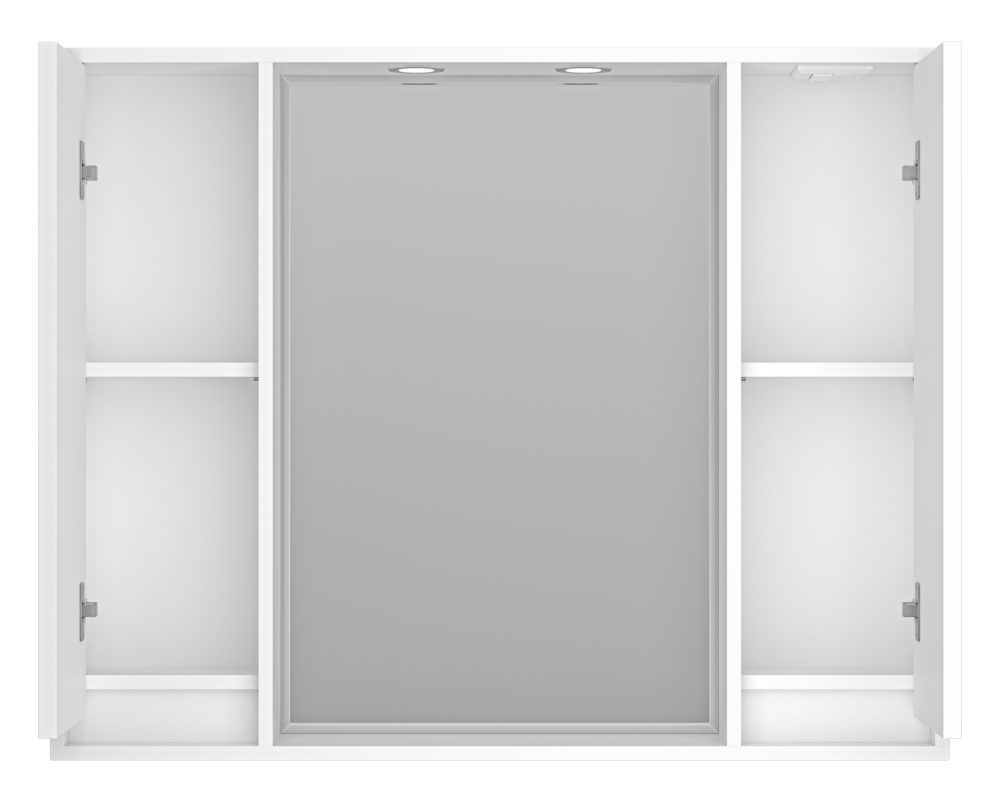Зеркальный шкаф Balaton 100 (белый) BAL-04100-01-011