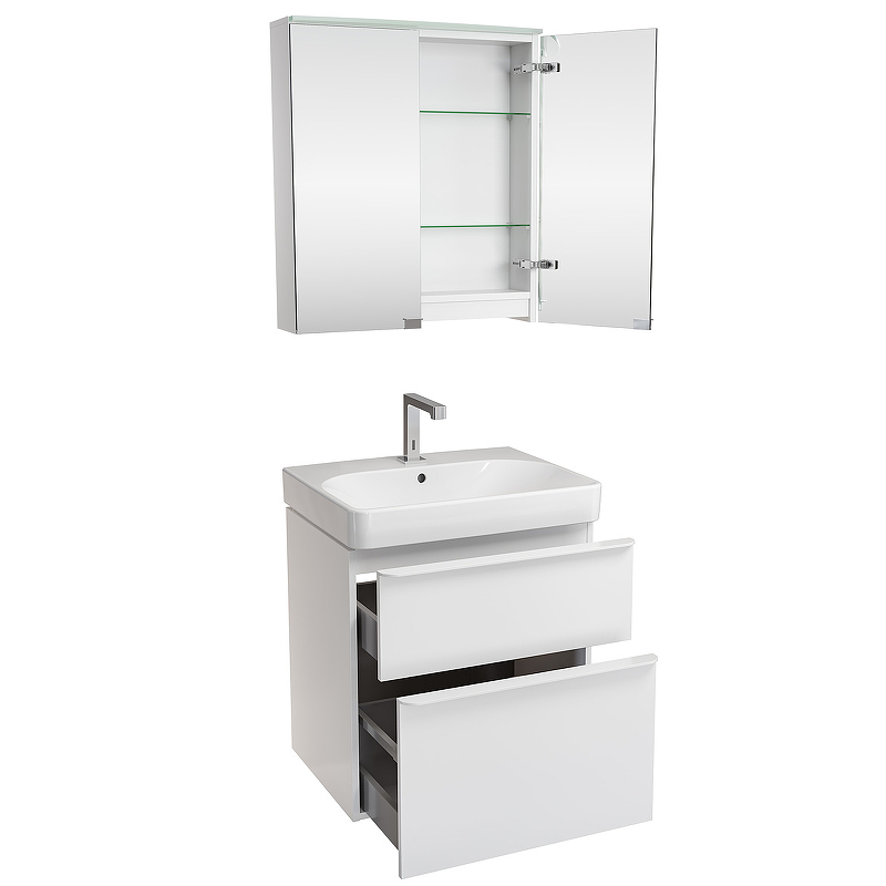 Мебель для ванной 60 см Geberit Smyle 529.352.00.6, белый