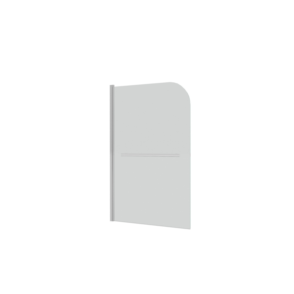 Шторка для ванны GR-104/1 (150*90) алюминиевый профиль, стекло ПРОЗРАЧНОЕ 6мм 1 место