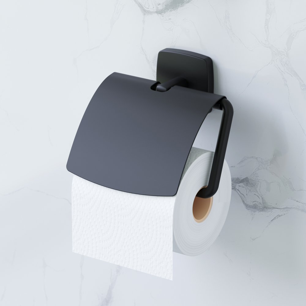 Держатель для туалетной бумаги с крышкой A90341422 Gem