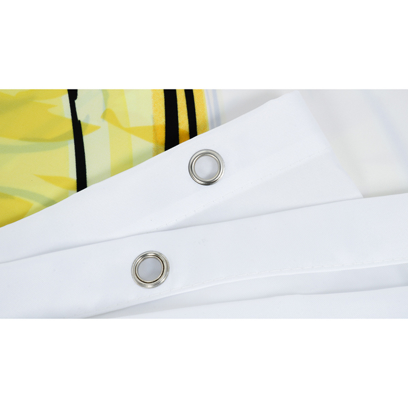 Шторка для ванной 180х200 см Fixsen Design Cat FX-2515, белый / желтый