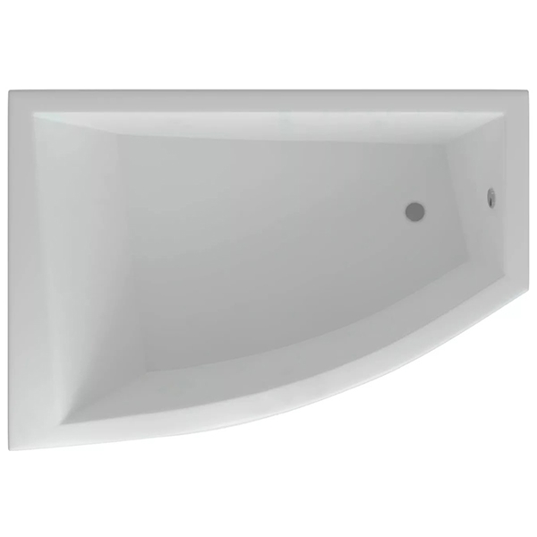 Акриловая ванна 180x125 см Aquatek Оракул ORK180-0000008, белый каркас + фронтальная панель